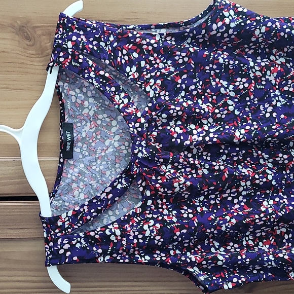 ☆FREE ADD ON WITH ANY WOMANS PURCHASE ☆ GUC Nine West Sleeveless Speckled Blouse - Picture 2 of 5